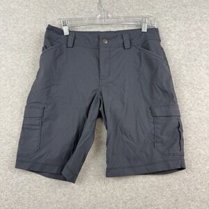 Duluth Shorts Womens 6 Ink Dry On The Fly Nylon Blend Stretch 9" Inseam Outdoor